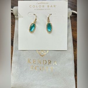 Kendra Scott Lee Iridescent Drusy Earrings New Dust Bag Included